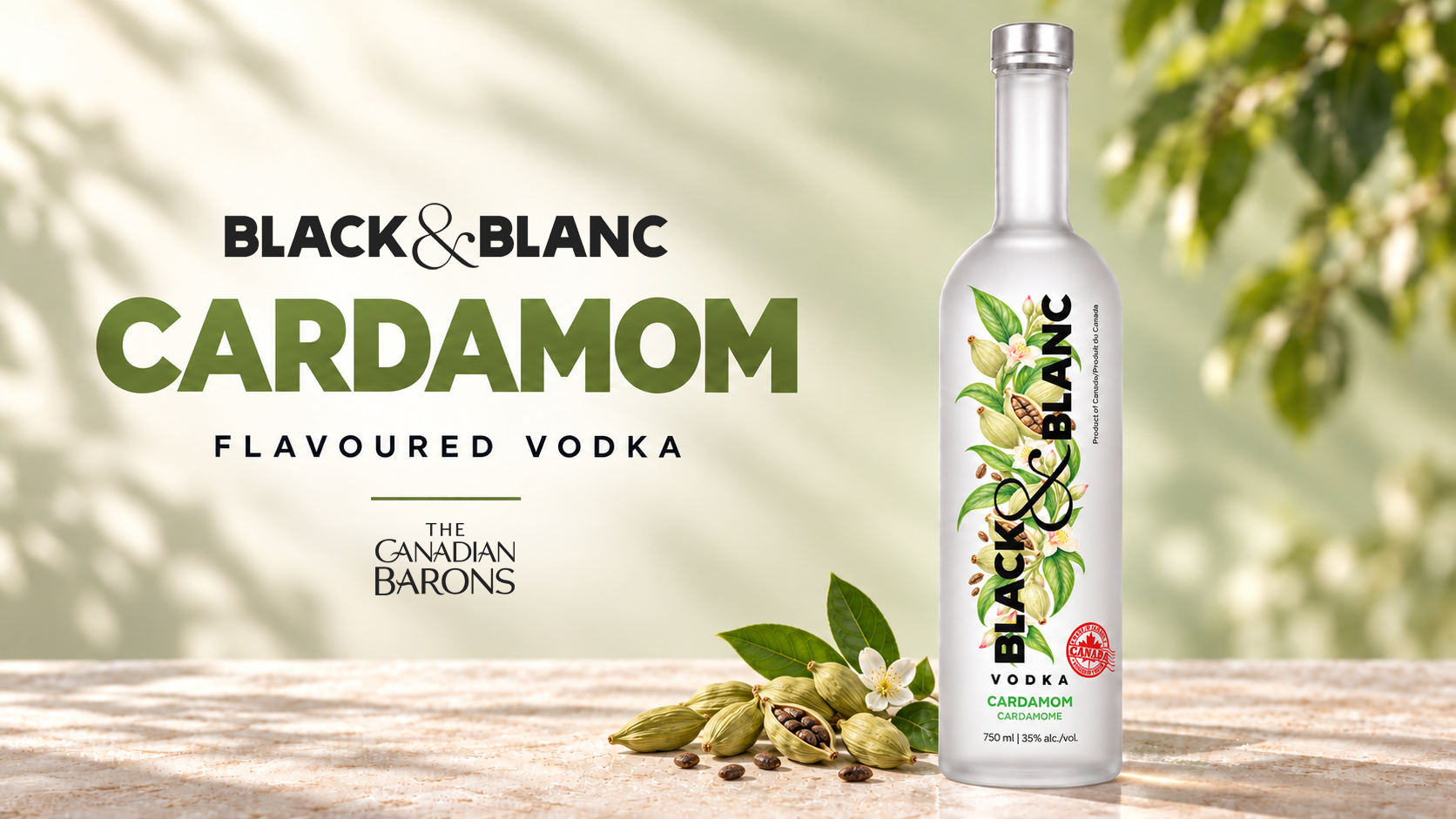 Black & Blanc Cardamom bottle