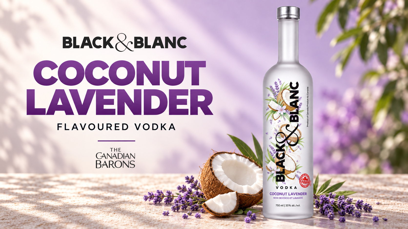 Black & Blanc Coconut Lavender bottle