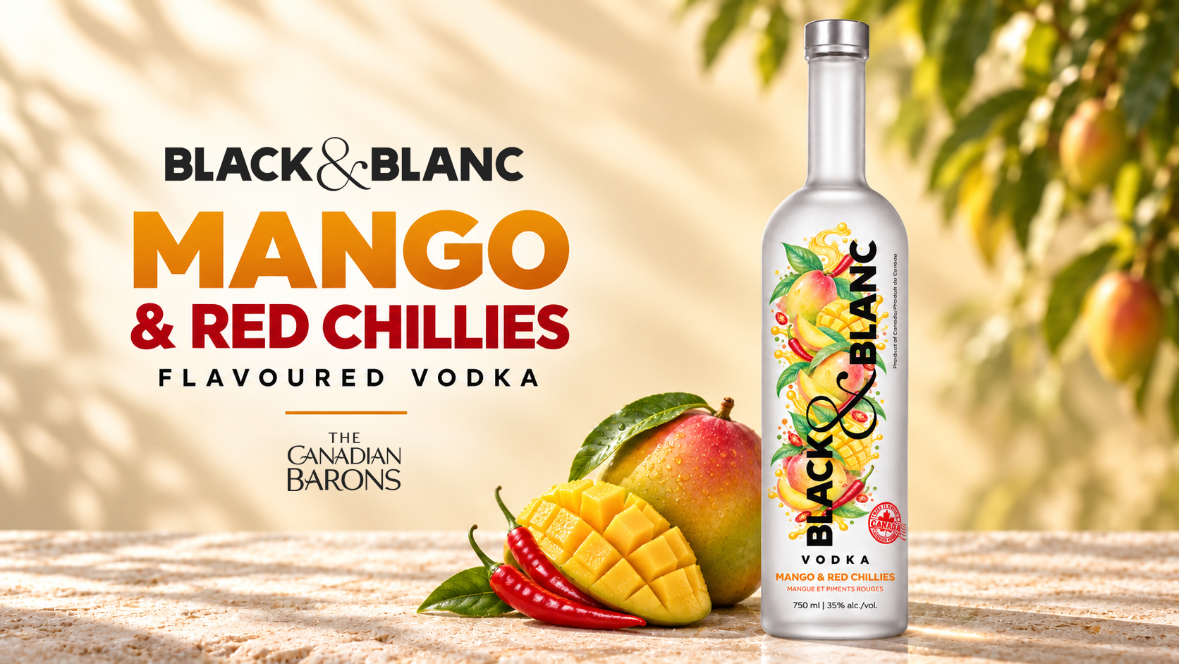 Black & Blanc Mango & Red Chillies bottle